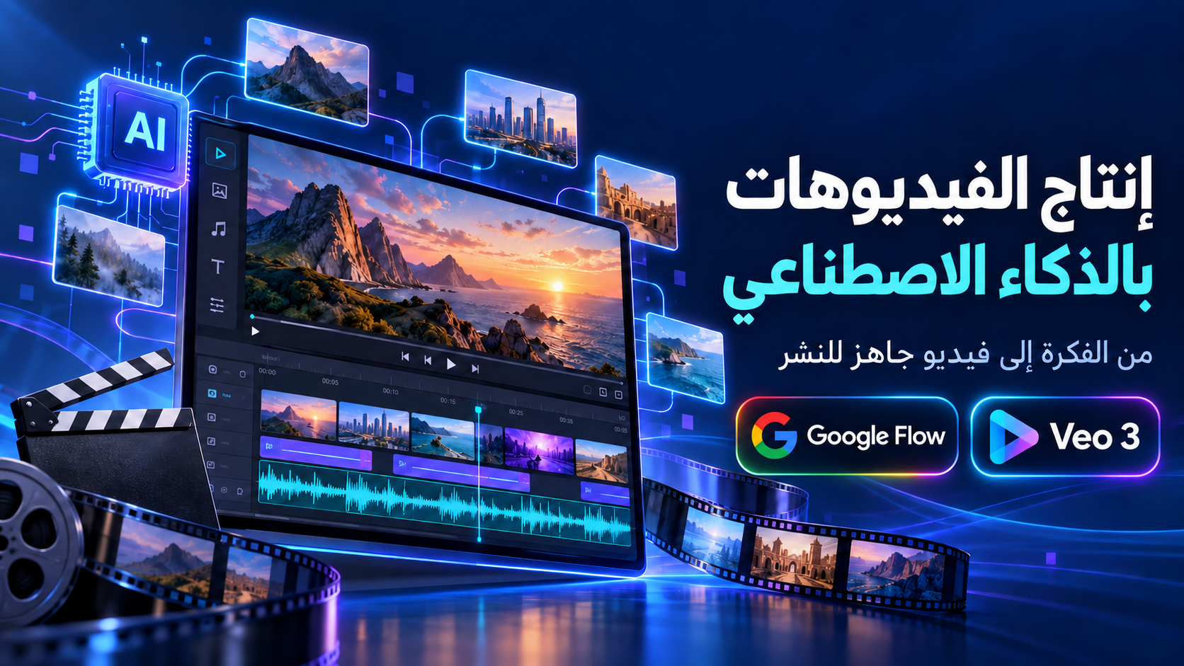انتاج الفيديوهات ببرامج الذكاء الصناعي المختلفه