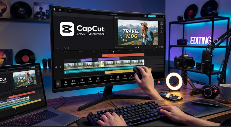 مبادئ المونتاج باستخدام CapCut