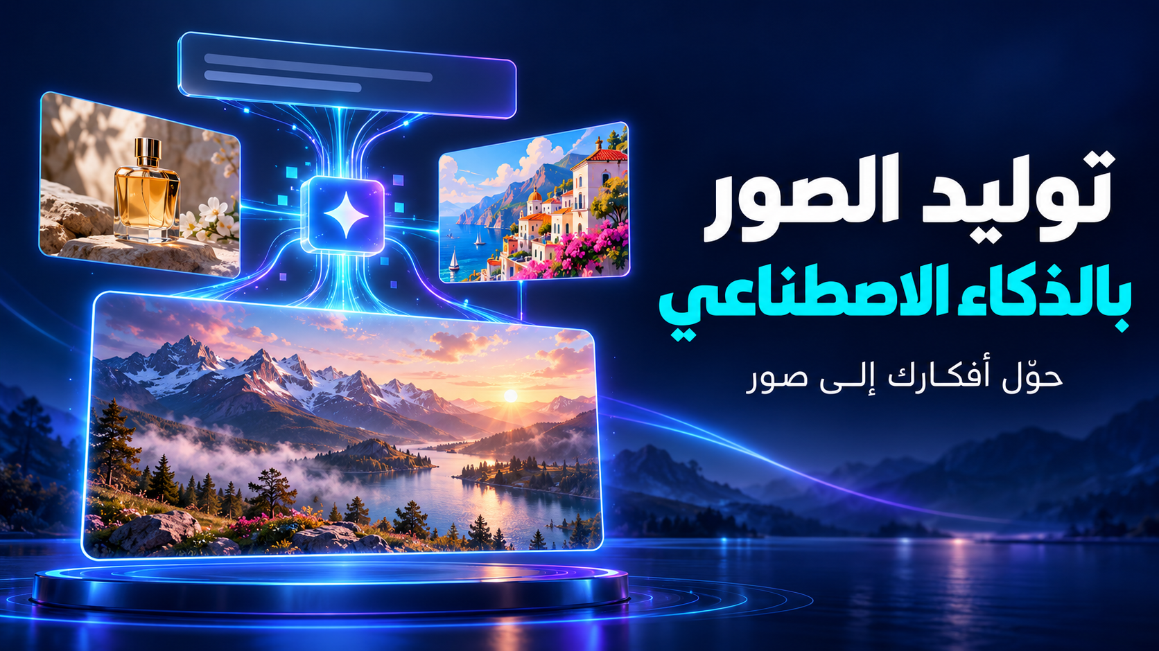 توليد الصور بالذكاء الاصطناعي: كيف تحوّل فكرتك إلى صورة؟